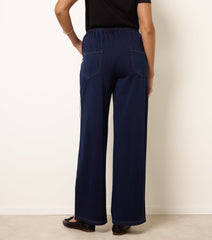 Stripe Trousers With Elasticated Waist