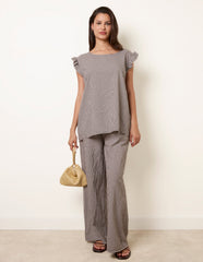 Two Piece Gingham Set