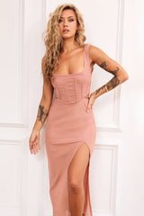 Vera Midi Dress - Blush
