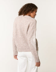 Jumper With Embroidered Heart