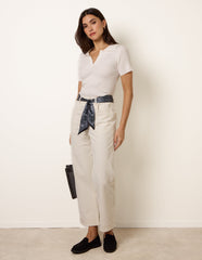 Scarf Belt Trousers