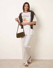 Mandarini Graphic Print Crew-Neck T-shirt