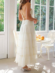 Good Timer Halter Maxi Dress