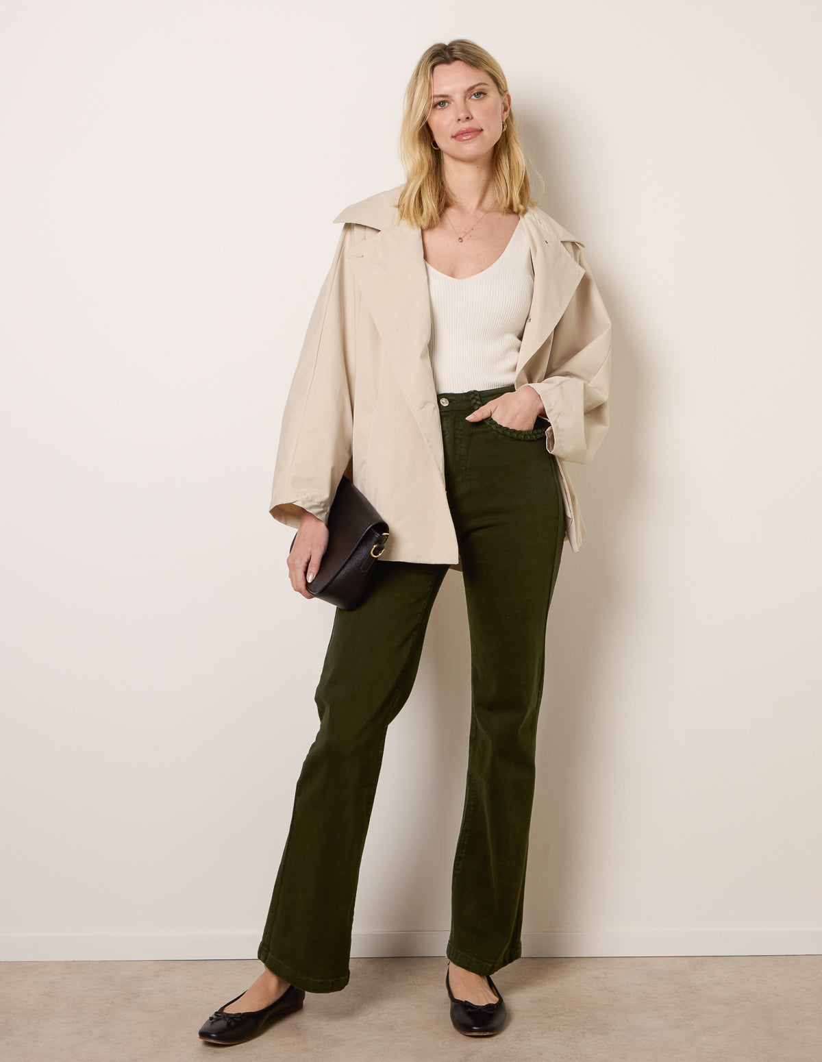 Pocket Rope Stretch Jeans